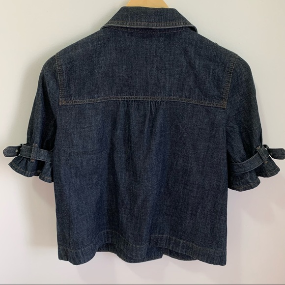 Ann Taylor Loft Petites Denim Blouse - Picture 3 of 6